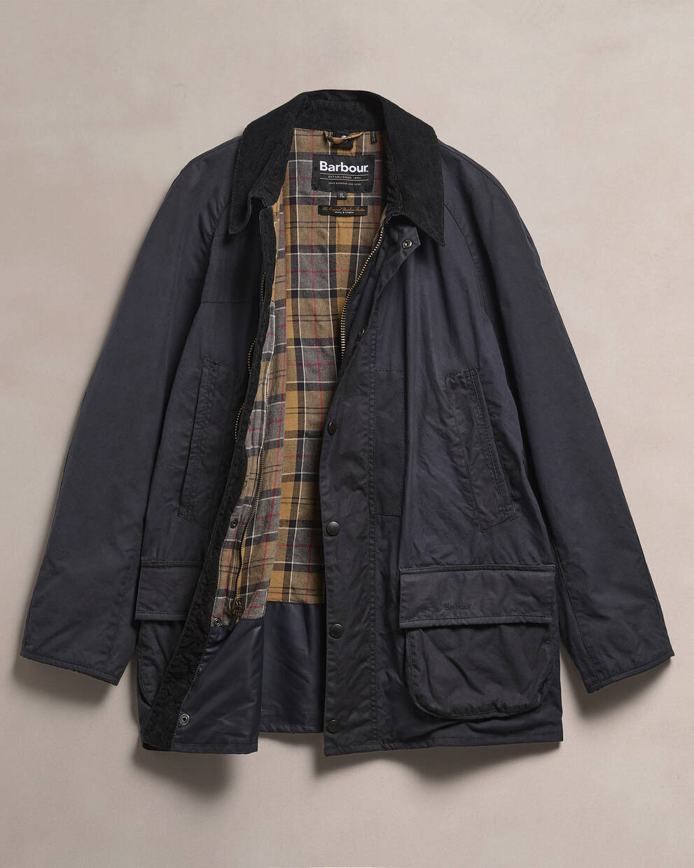 Barbour Re-Loved Men's Bristol Waxed Jacket