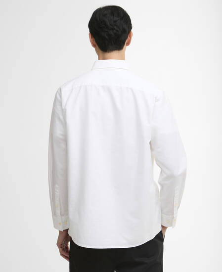 Arnham Oversized Oxford Jungle Shirt White