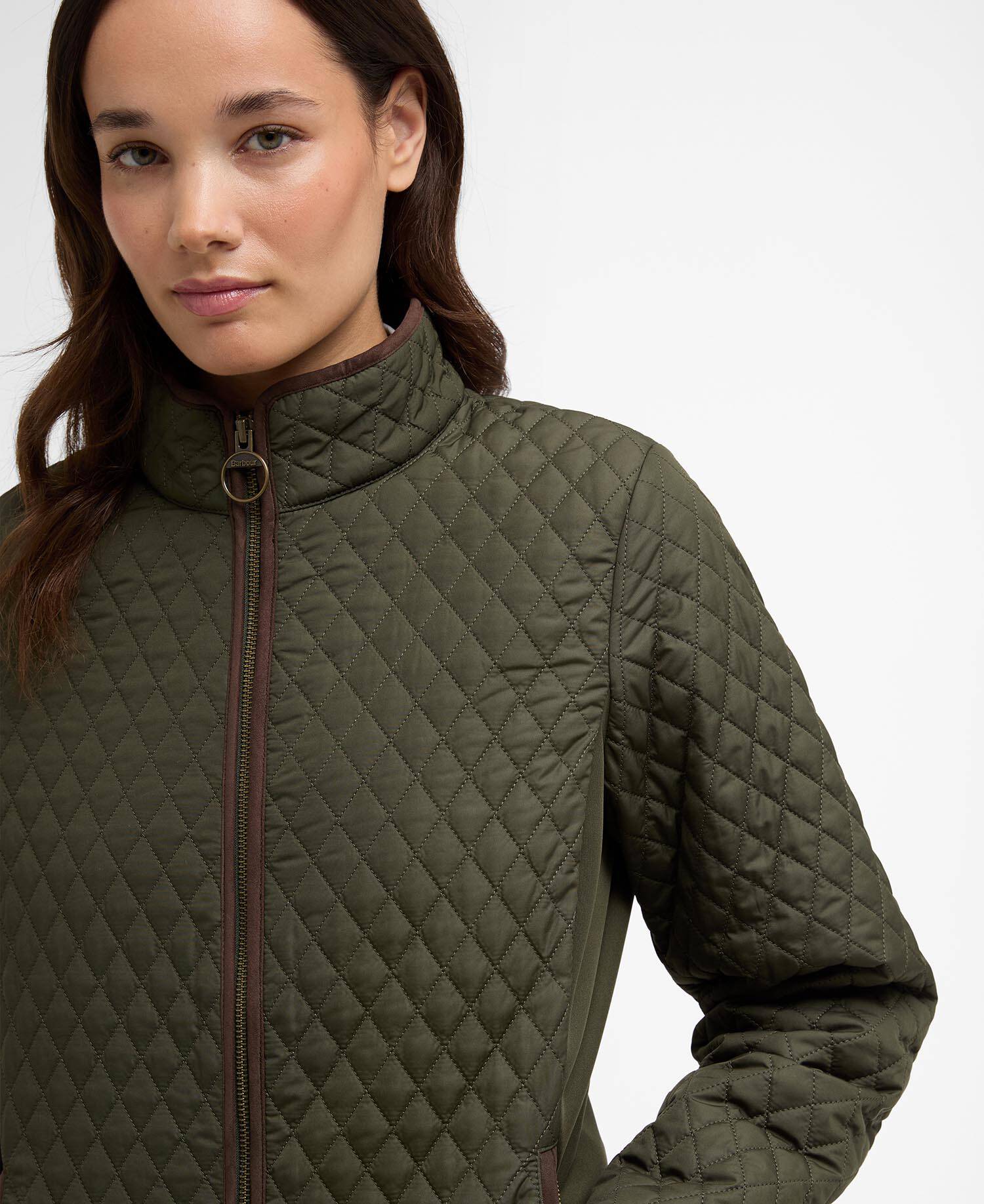 Basswood Quilted Jacket Olive image number 3