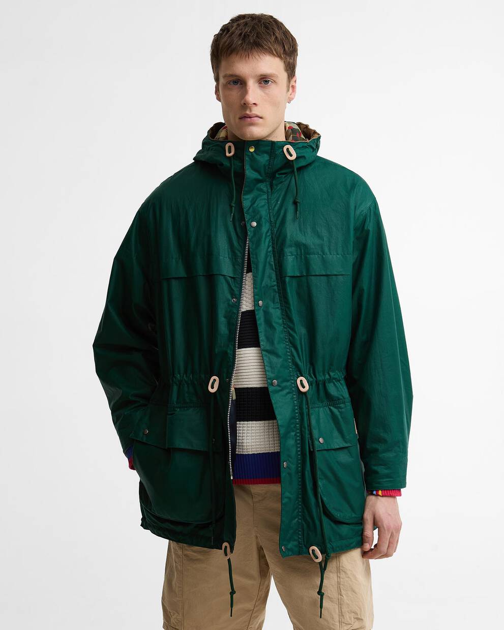 Paul Smith Loves Barbour Durham Waxed Jacket