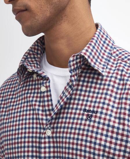 Finkle Tailored Long-Sleeved Shirt Merlot