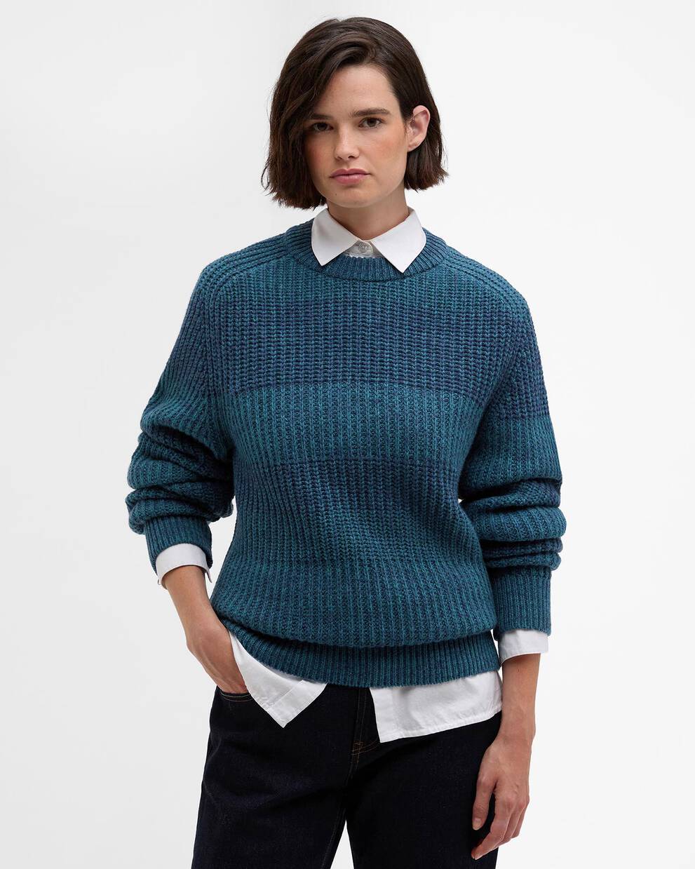 Maglione girocollo Saddle Paul Smith loves Barbour