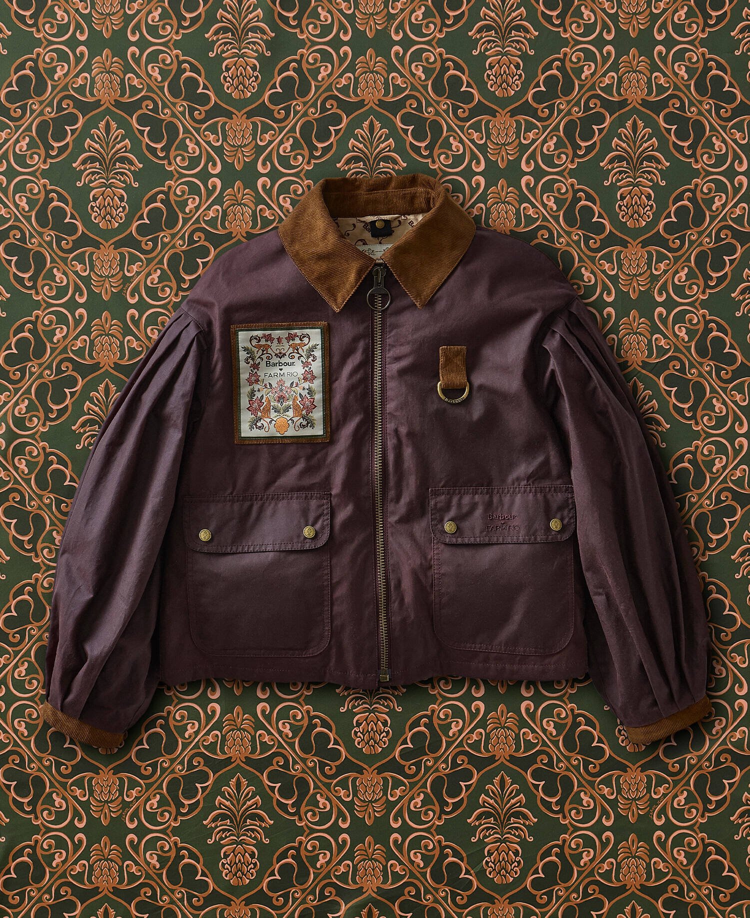 Barbour FARM Rio Thais Waxed Jacket image number 0