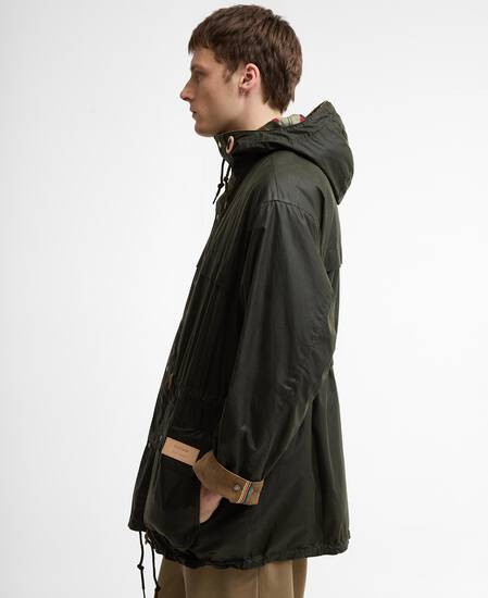 Giacca cerata Durham Paul Smith Loves Barbour Archive Olive