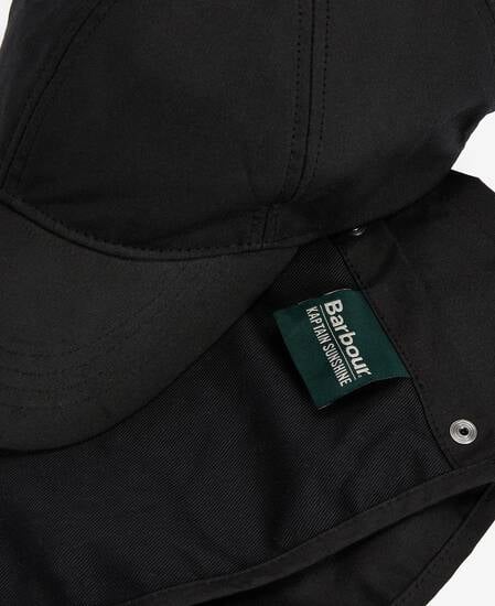Barbour x Kaptain Sunshine Caped Cap Black