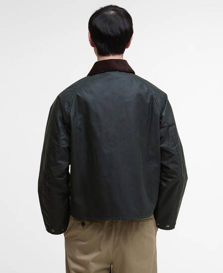 Modified Spey Waxed Jacket Sage