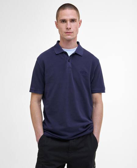 Roland Garment Dyed Polo Shirt Pigment Navy Roland Garment Dyed Polo Shirt Pigment Navy