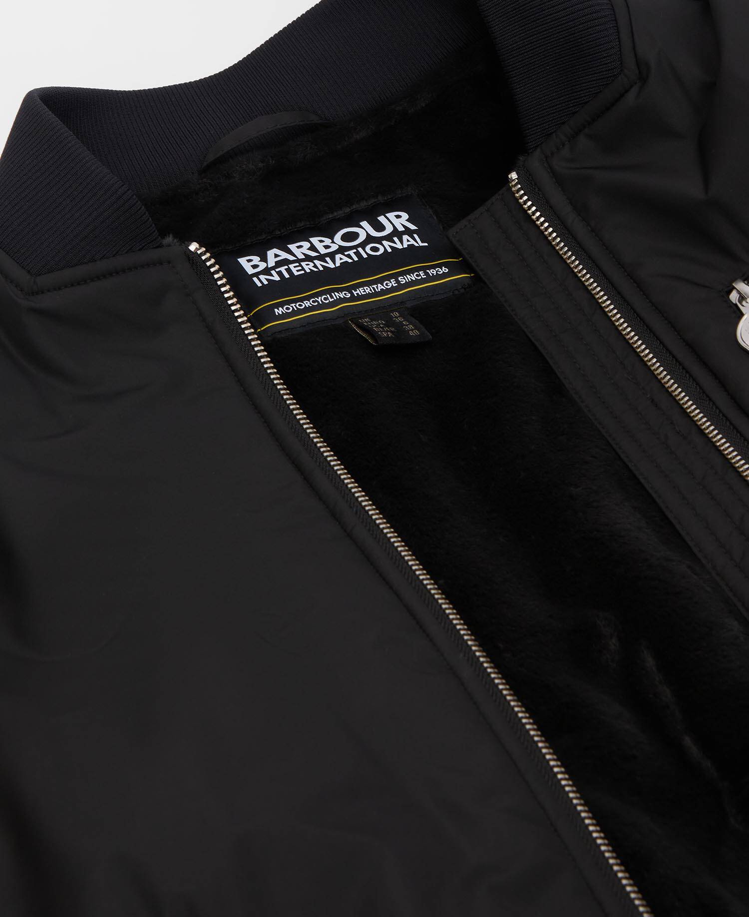 Kuala Showerproof Bomber Jacket Black image number 5