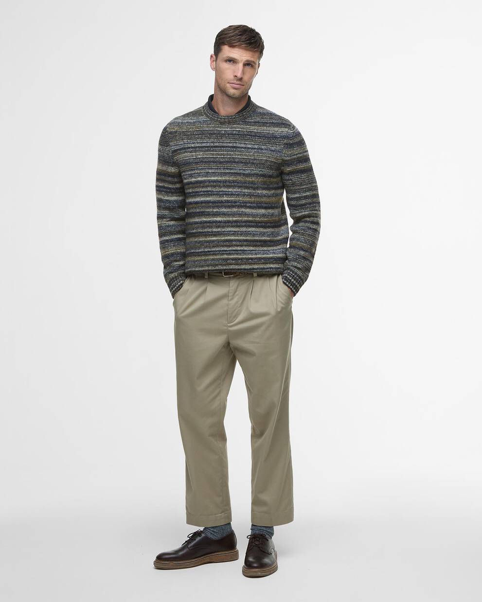 Pateley Striped Crew Neck Jumper