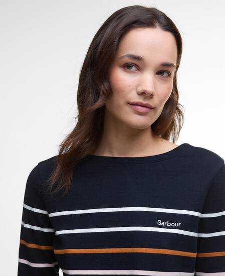 Sweatshirt Hawkins Striped Navy Stripe