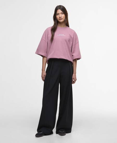 Kaia Oversized T-Shirt Rapsberry