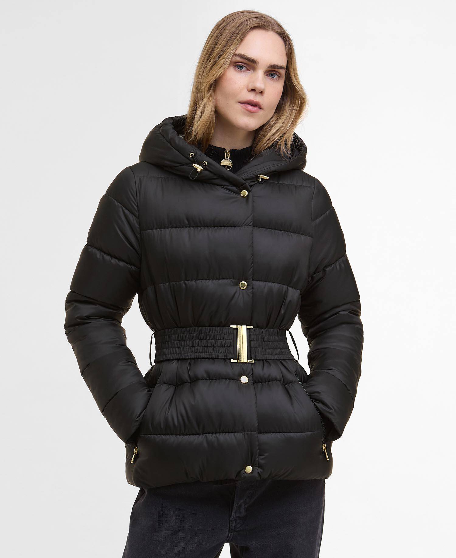 Short Track Line Puffer Jacket image number 0