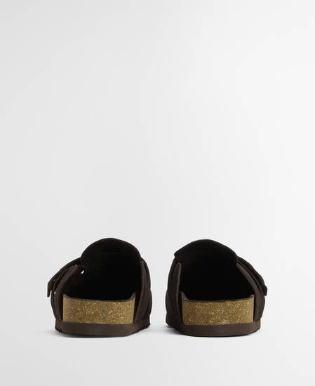 Bowman Suede Mules Choc Suede