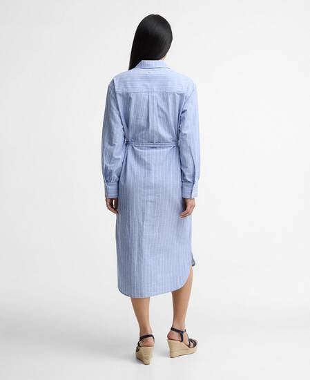 Avon Striped Shirt Dress Chambray/White Stripe