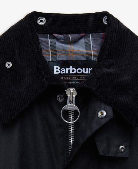 Modified Transport Waxed Jacket Black
