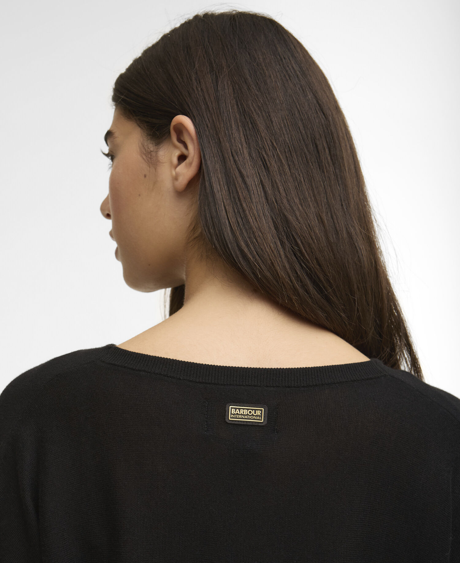 Nia Cowl-Neck Jumper Black