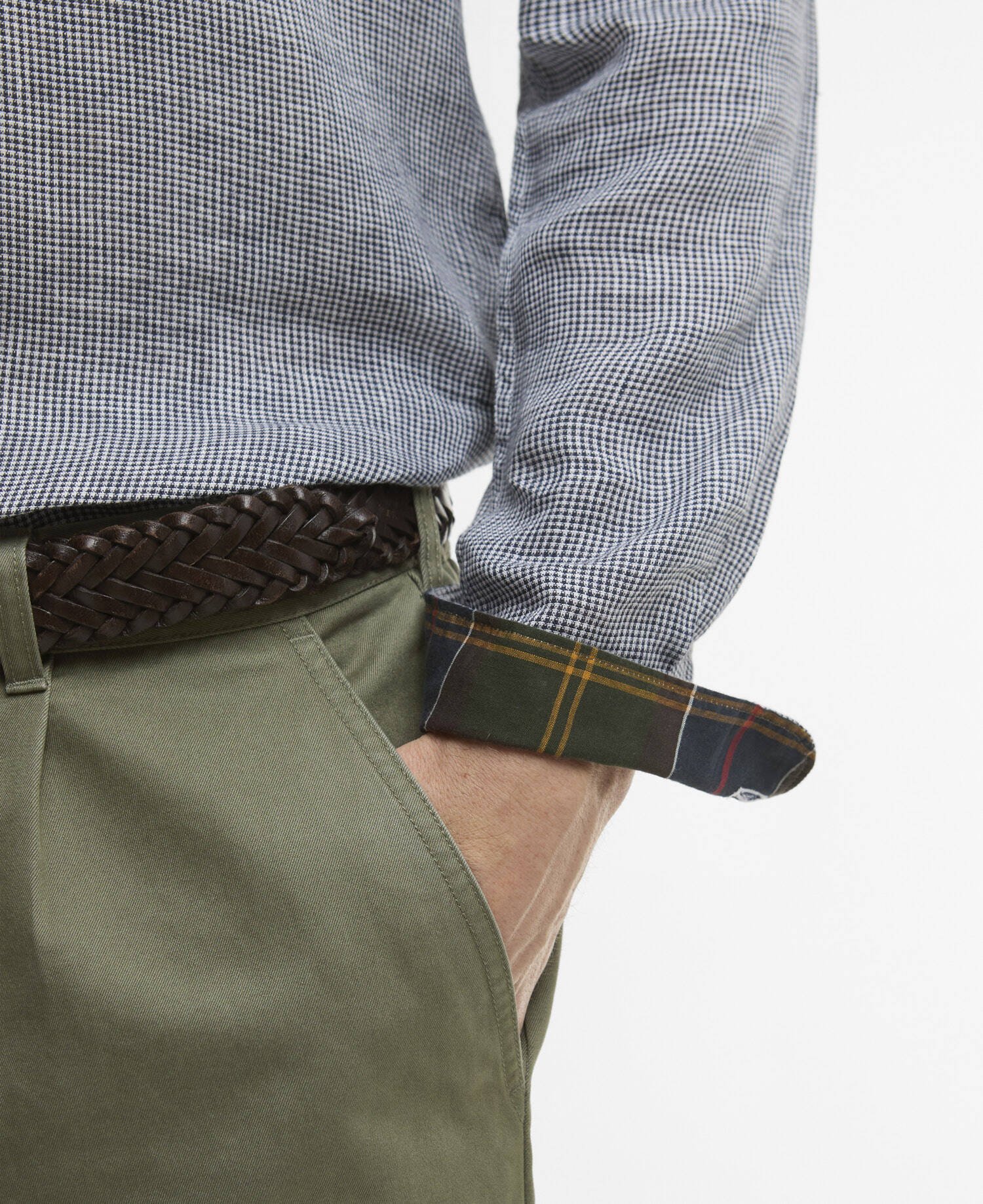 Camicia sartoriale di lino Linton image number 4