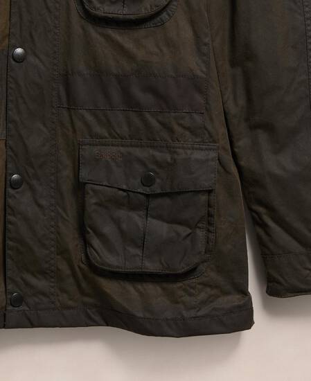 Barbour Re-loved Men's Corbridge Waxed Jacket - Size XL Olive