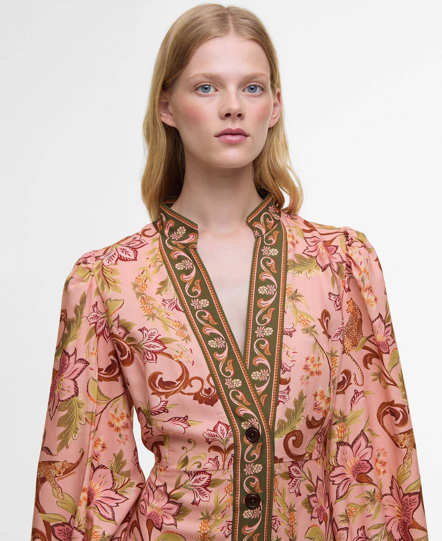 Barbour FARM Rio Alice Maxi Dress Tropical Print image number 3