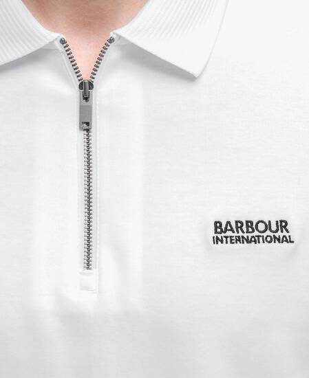 Innes Interlock Polo Shirt White
