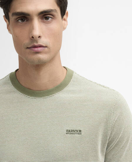 T-shirt testurizzata Halls Burnt Olive