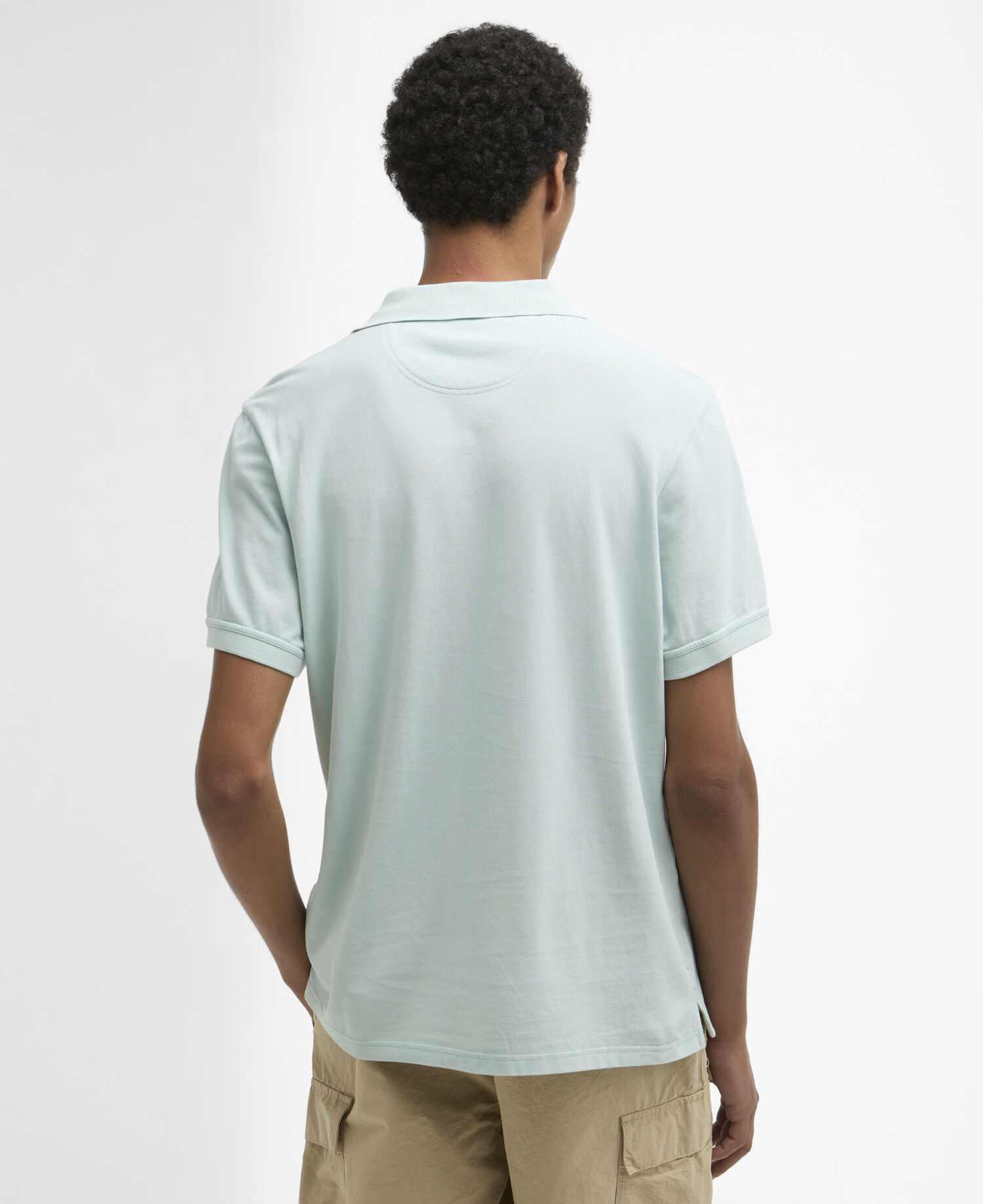 Comebe Tailored Polo Shirt Mint Blue