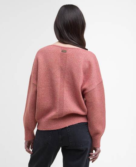 Pullover Juliana Boat-Neck Raspberry
