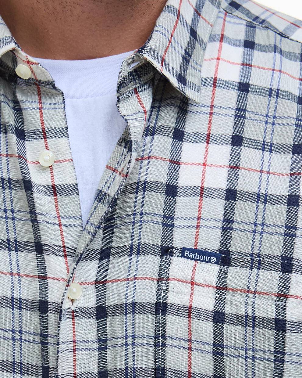 Hemd Midfield Tartan Short-Sleeved Regular