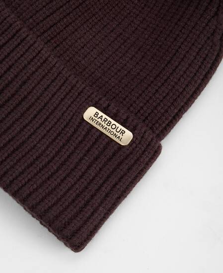 Mallory Pom Beanie Chocolate