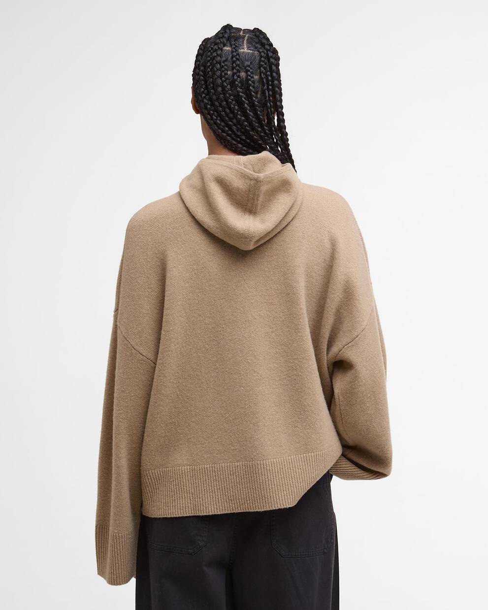 Evette Oversized Knitted Hoodie