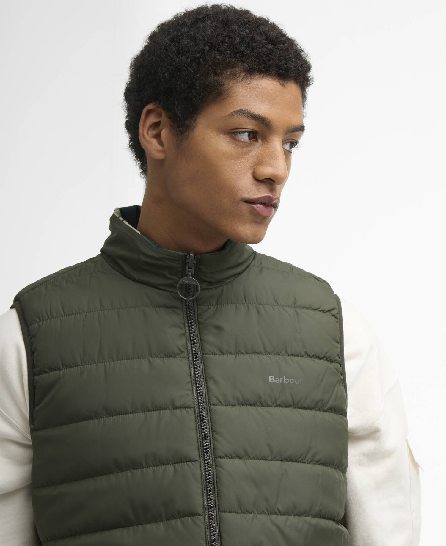 Reversible Tartan Puffer Gilet Ancient Tartan image number 6