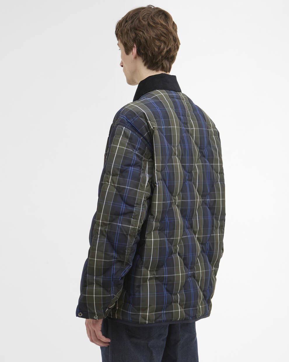 Barbour x ARKET Tartan Quilted Jacket