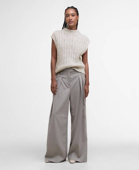 Gilet in maglia Anastasia Oat