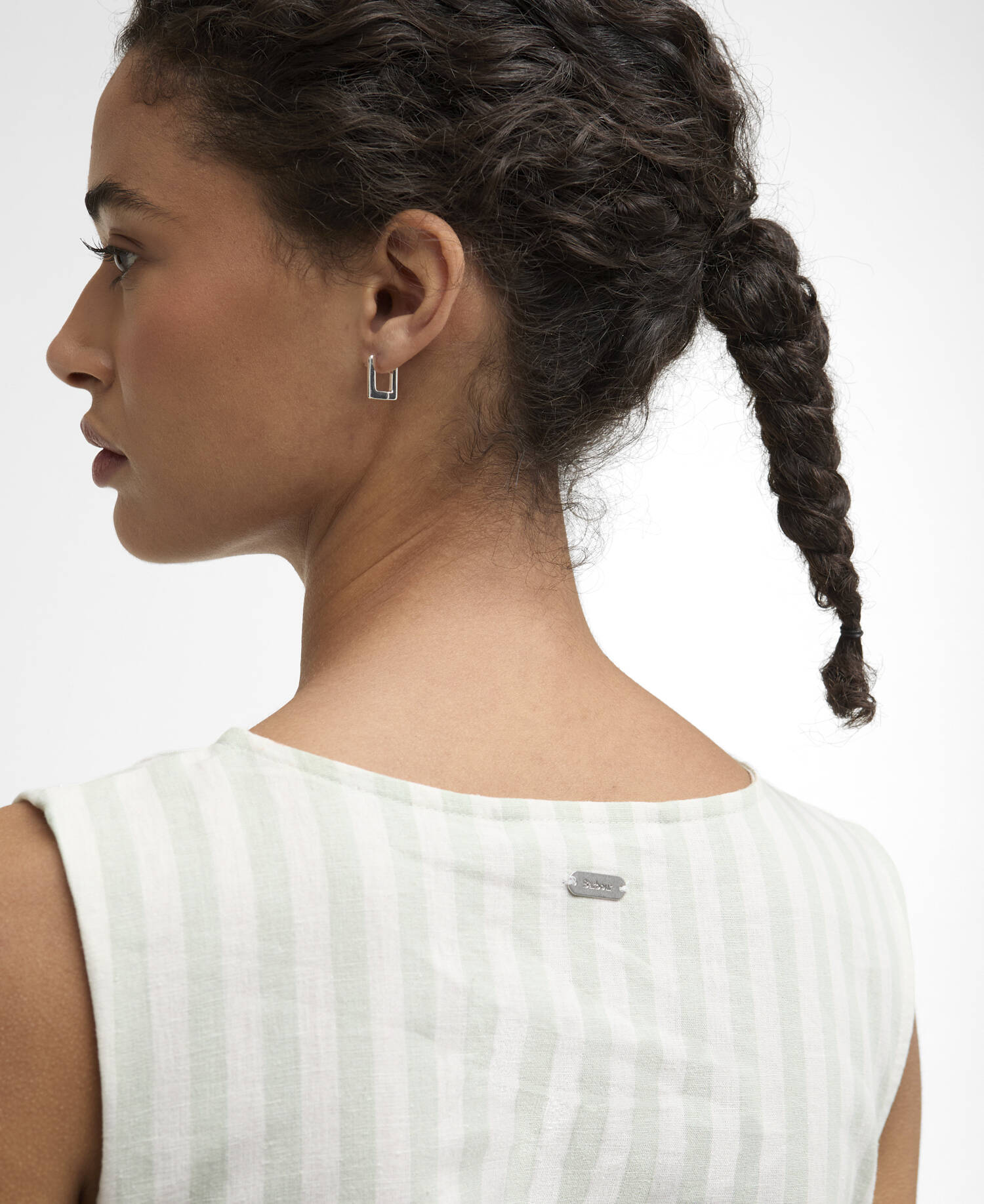 Inez Striped Midi Dress image number 4