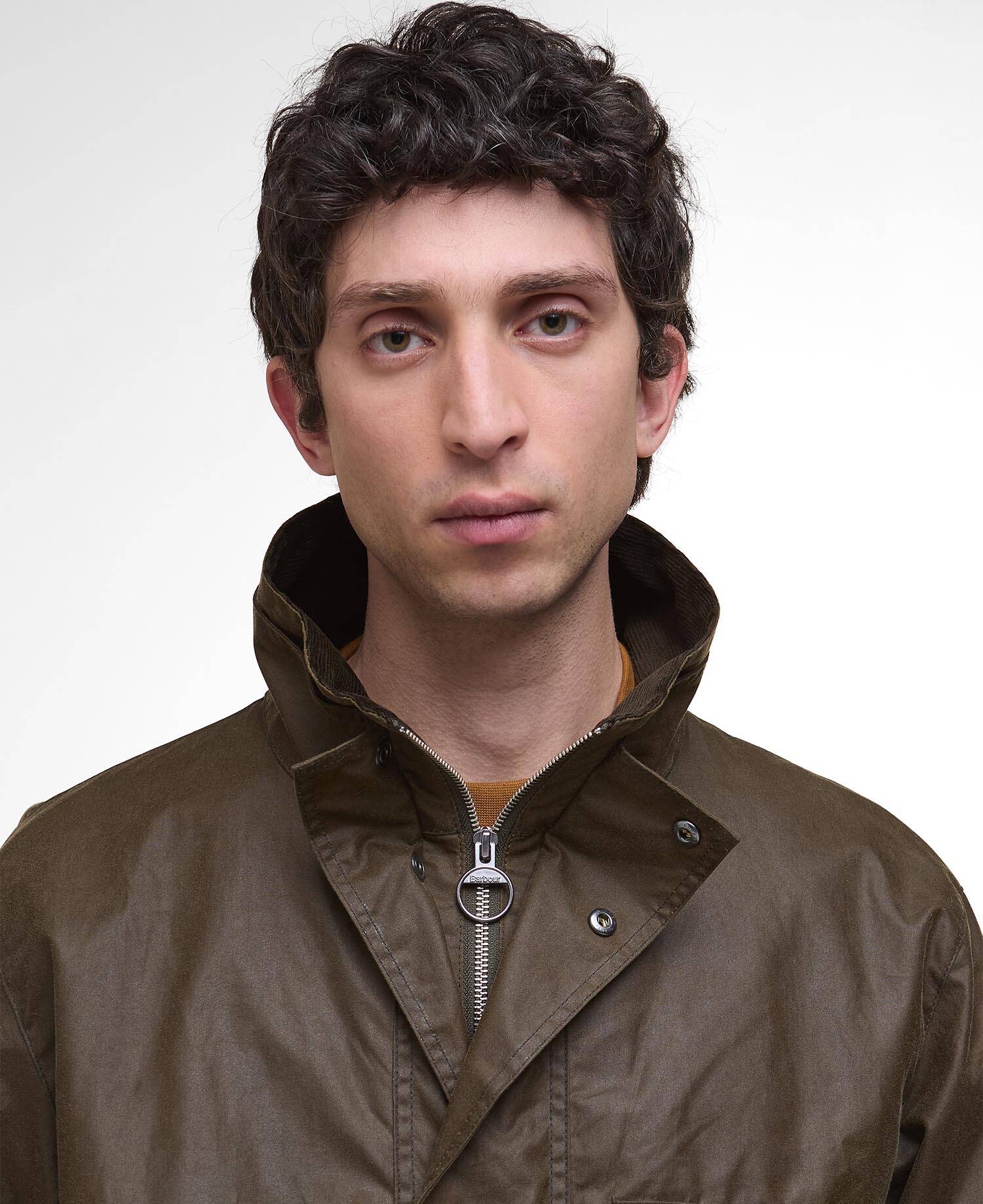 Re-Engineered Utility Bedale Waxed Jacket image number 3