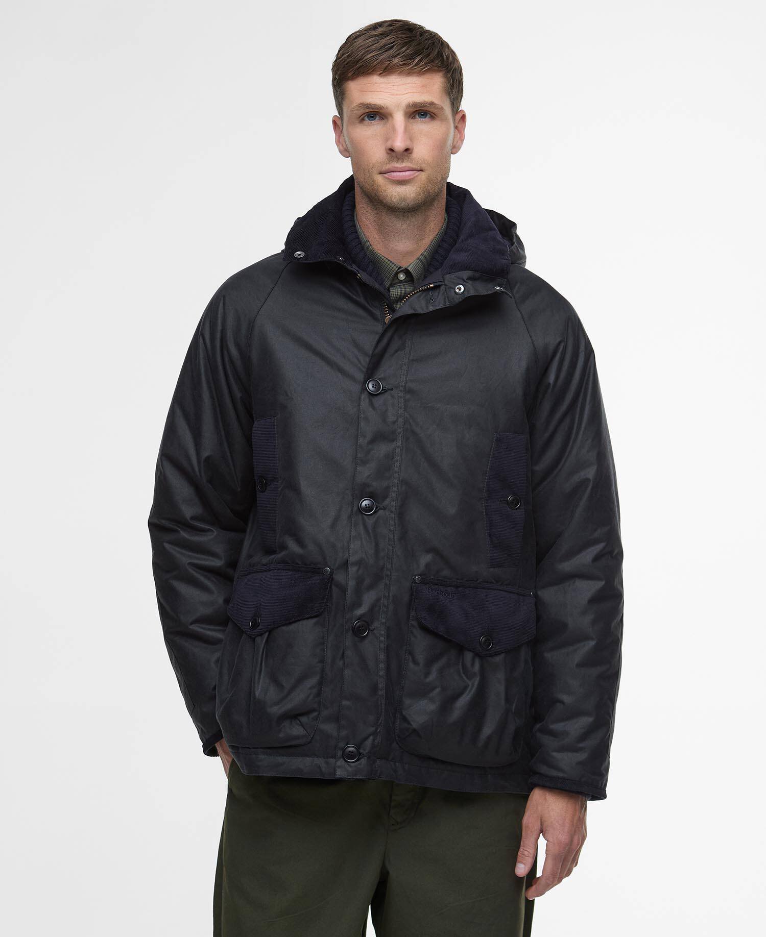 Modern Heritage Beaufort Wax Jacket Navy image number 0