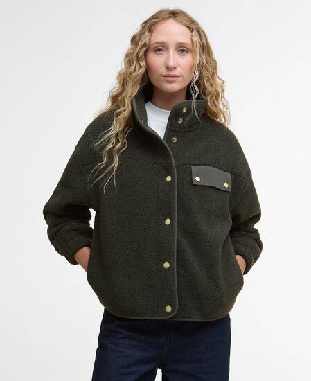 Mabel Fleece Olive