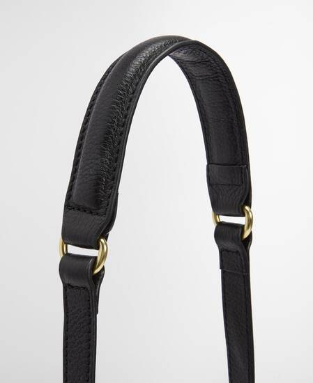 Daphne Leather Crossbody Bag Black
