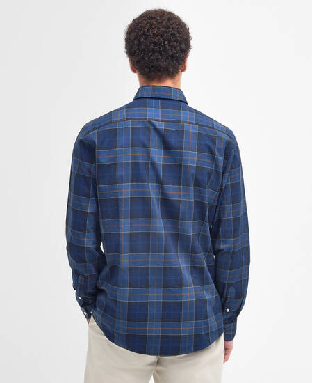 Wetheram Tailored Long-Sleeved Shirt Midnight Tartan Wetheram Tailored Long-Sleeved Shirt Midnight Tartan