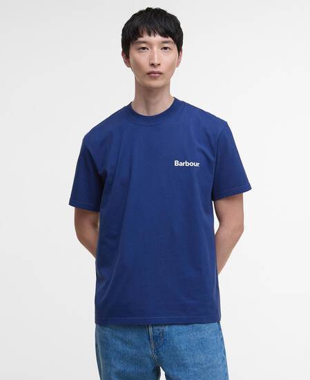 Bowery Oversized Graphic T-Shirt Inky Blue