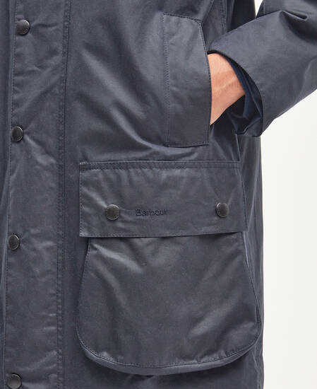 Border® Waxed Jacket Classic Navy