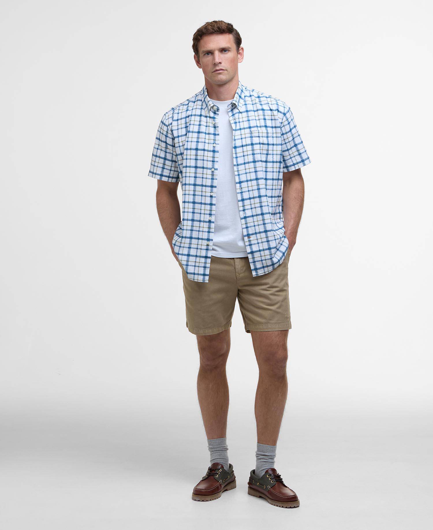 Glover Regular Short-Sleeved Shirt Classic Navy image number 1