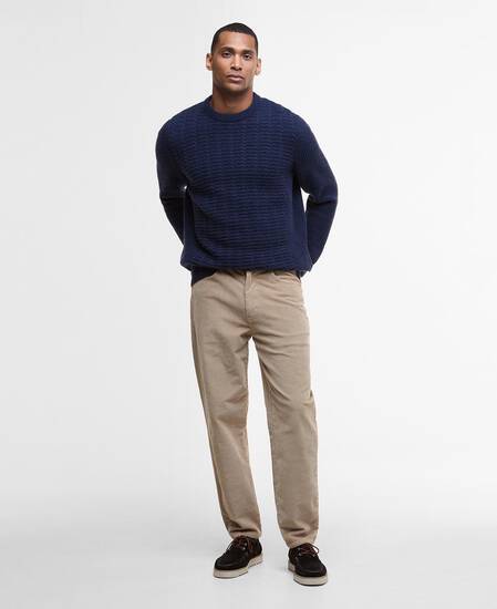 Cleveland Crew Neck Jumper Navy