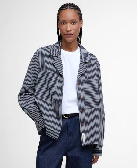 Sonia Striped Relaxed Shirt Navy/Salt Stripe Sonia Striped Relaxed Shirt Navy/Salt Stripe