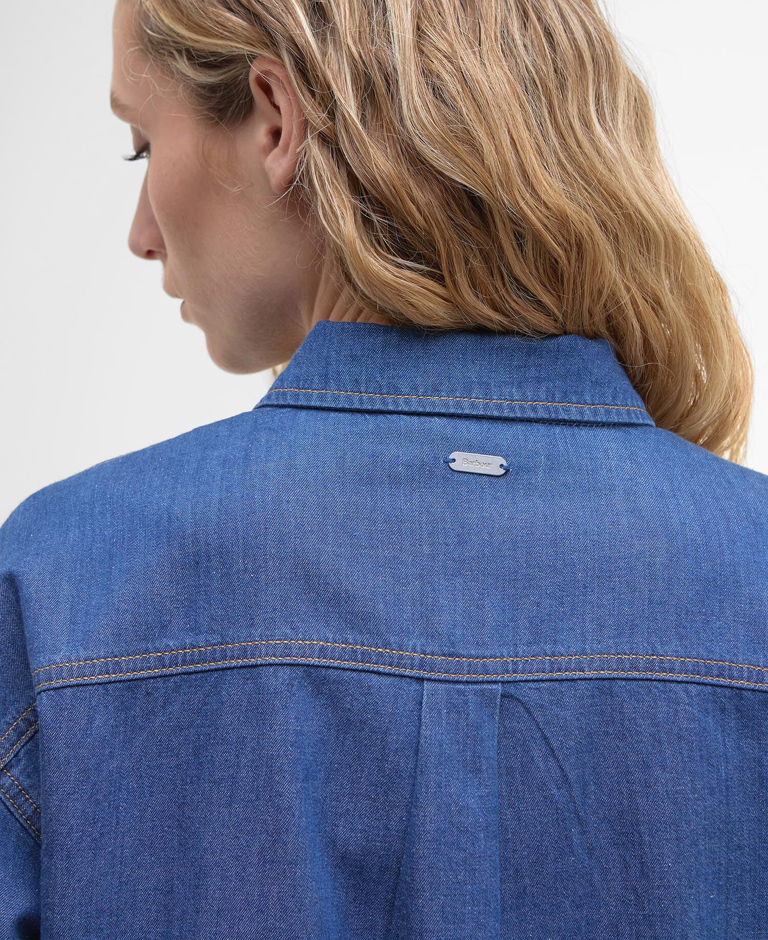 Buy Woodrow Oversized Denim Shirt for GBP 79.95 | BARBOUR_GB