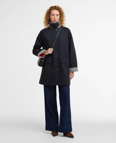 Gabby Car Coat Dark Navy