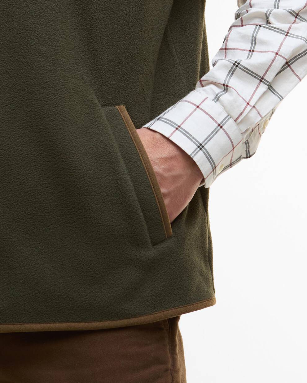 Harwood Half-Zip Fleeced Gilet