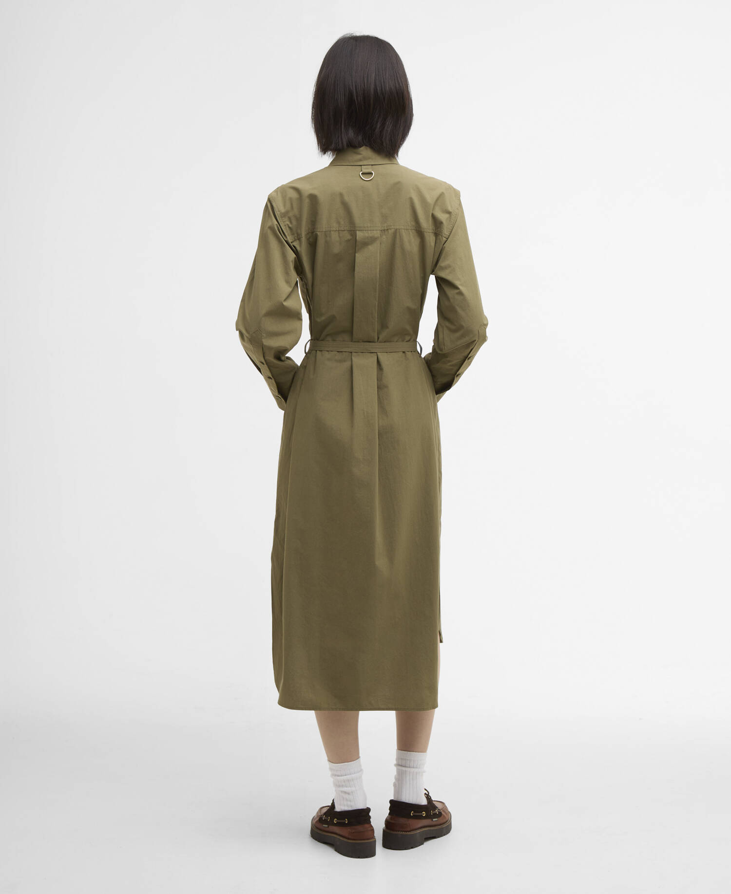 Rowane Midi Dress Burnt Olive image number 2