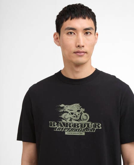 Dukes Cafe Graphic T-Shirt Black