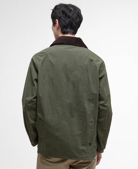 Peached Oversized Bedale Casual Jacket Sage